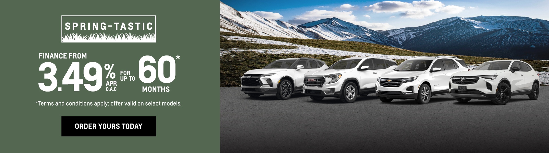 GM SUV Monthly Promo - March 2023