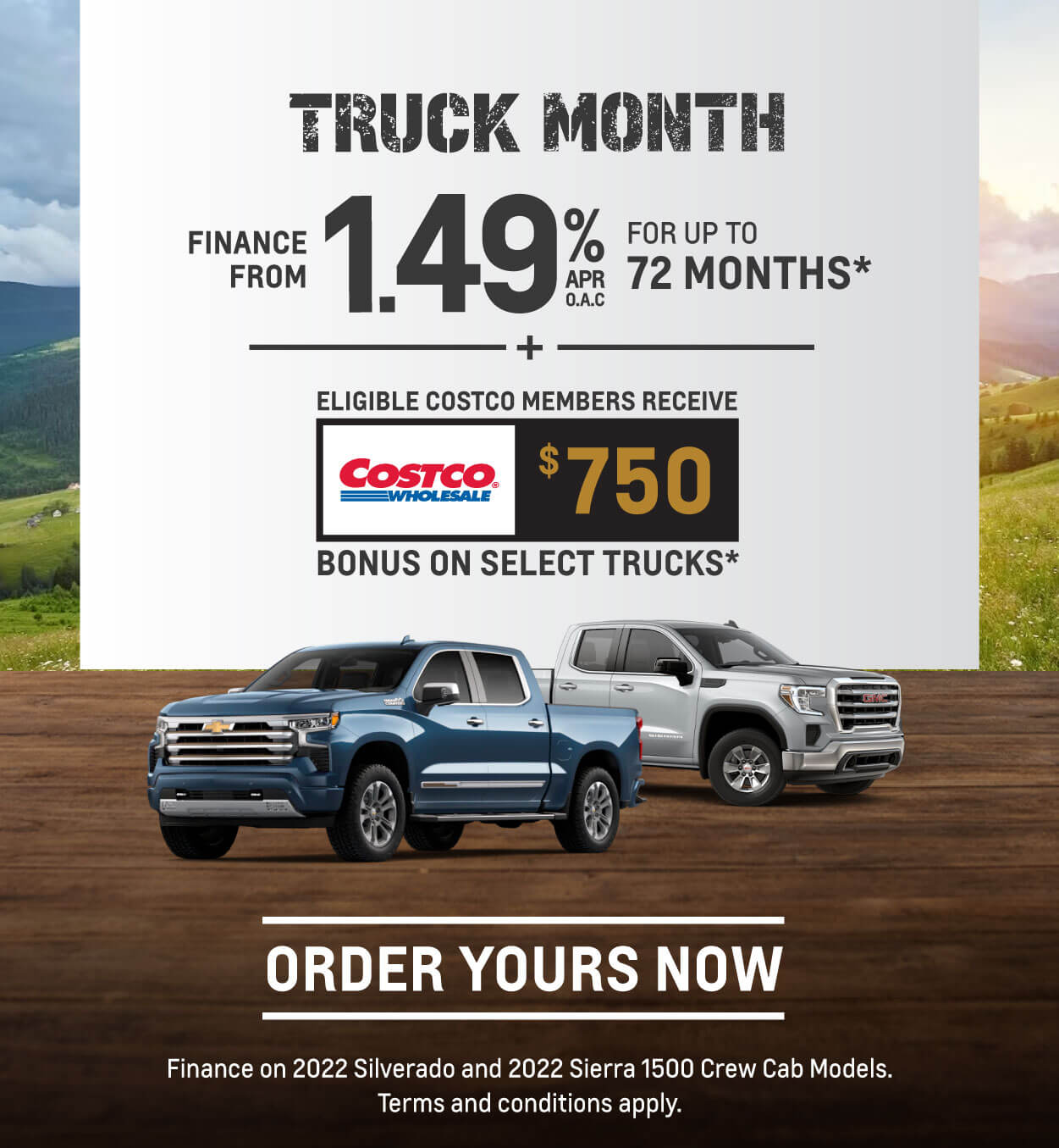 GM Trucks Monthly Promo - March 2023