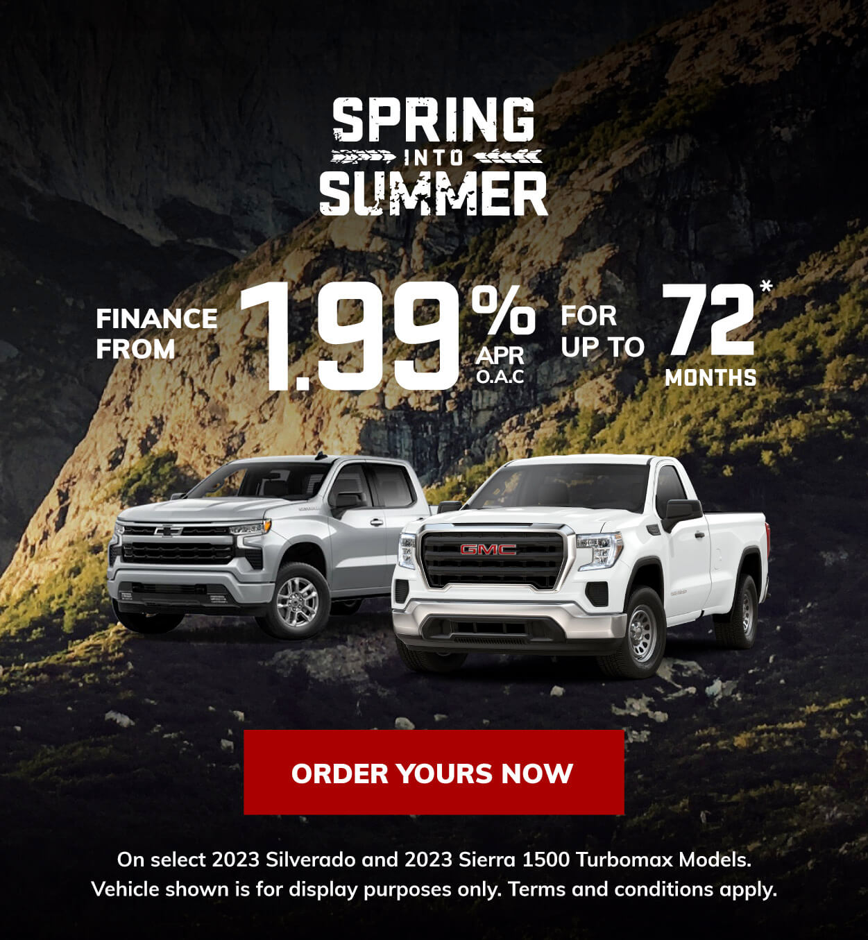 Spring Into Summer - GM Trucks Offers - City Buick Chevrolet GMC